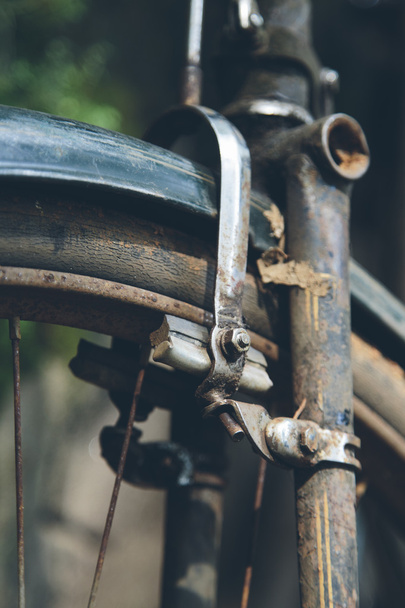altes fahrrad in kerala - Foto, Bild