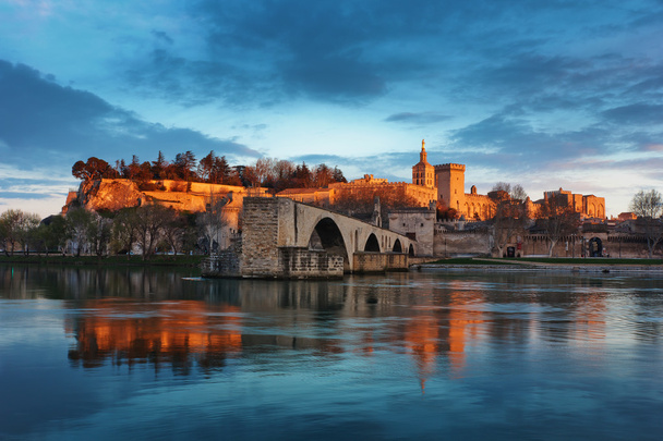 Gyönyörű építészeti Avignon térképén - Fotó, kép