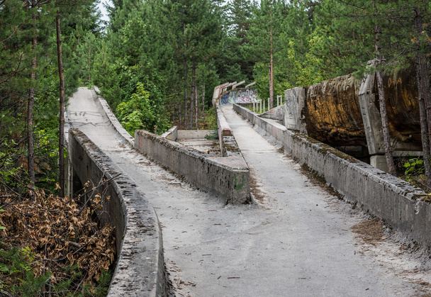 old bobsleigh track - Photo, Image