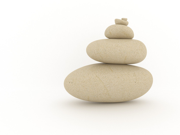 Balanced pile of stones - Photo, Image
