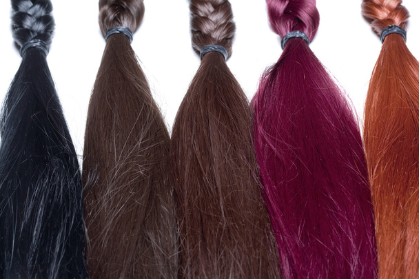 Künstliche Haare zur Herstellung von Perücken  - Foto, Bild