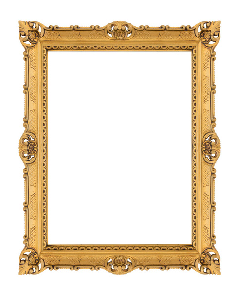 Vintage gouden houten frame - Foto, afbeelding