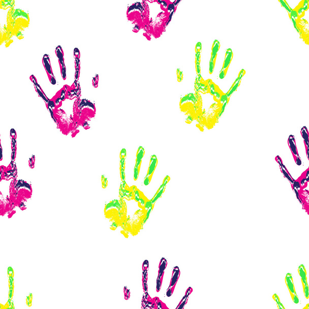 Hands repeatable pattern - Vector, Image