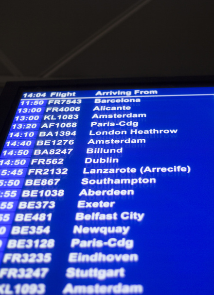 Airport departures arrivals board  - Photo, Image