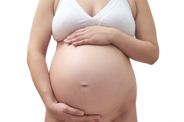 Belly of a pregnant woman - Zdjęcie, obraz