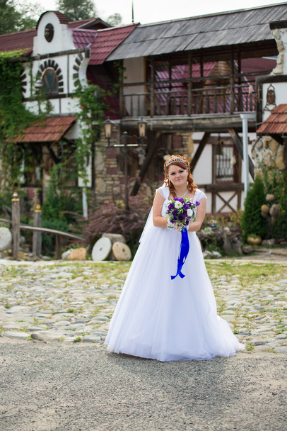 Beautiful bride on wedding day - Foto, Imagen