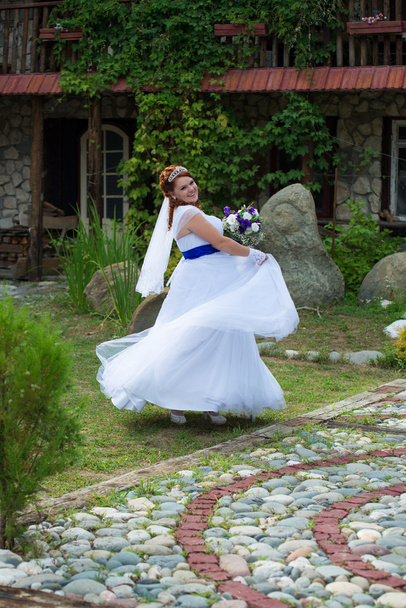 Beautiful bride on wedding day - Foto, Imagem