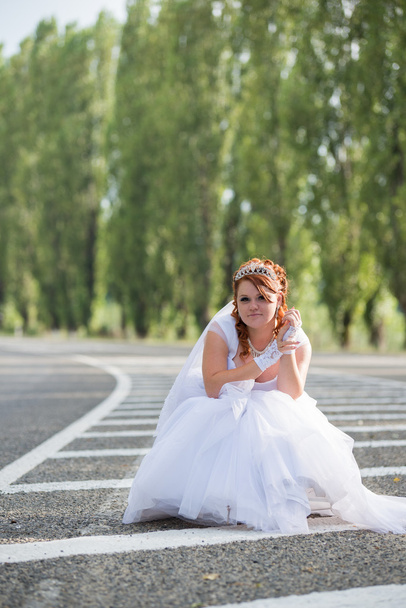 Beautiful bride on wedding day - 写真・画像