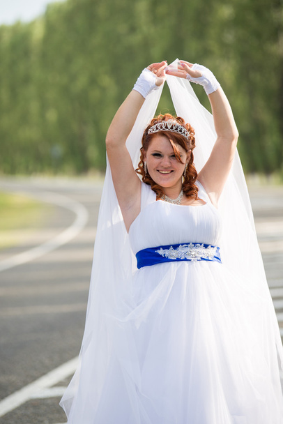 Beautiful bride on wedding day - Foto, Imagen
