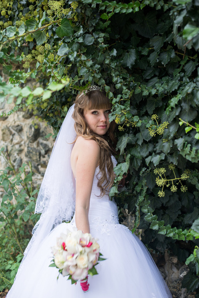 Beautiful bride on wedding day - Valokuva, kuva