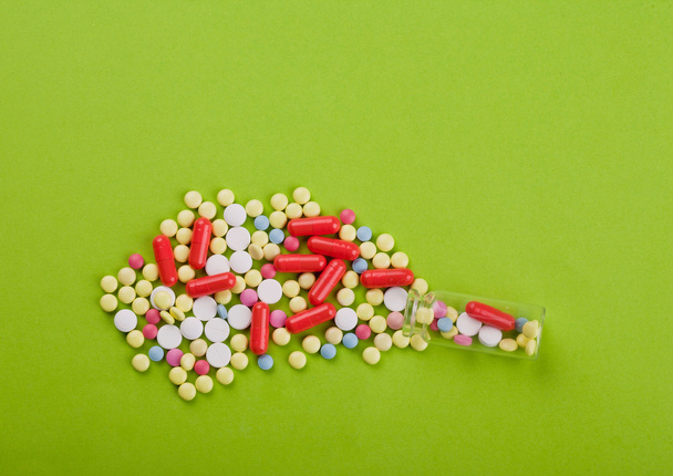 Colored vitamins - Foto, afbeelding