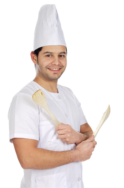 Happy attractive cook - Foto, Imagen