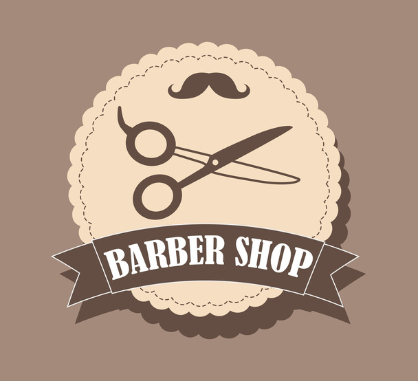 barber shop design - Διάνυσμα, εικόνα