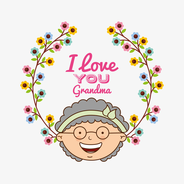 grandparents concept design - Vector, Image