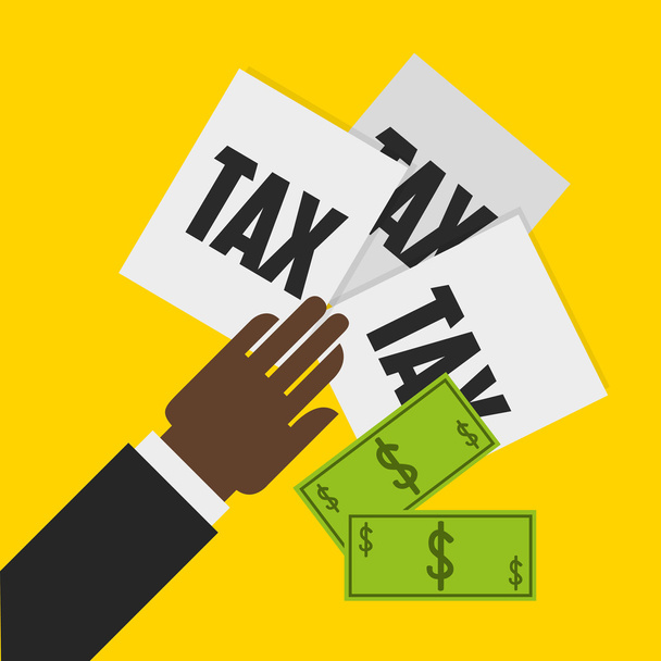 税の時間のデザイン  - ベクター画像