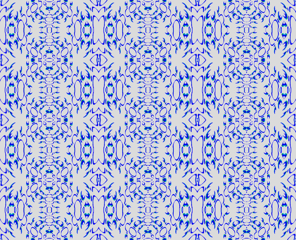 Seamless ellipses pattern blue gray - Photo, Image