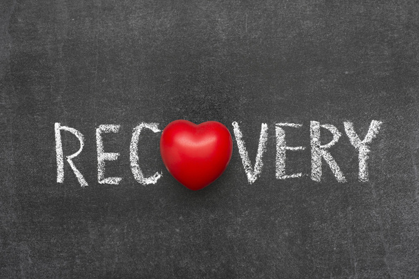 recovery word heart - Photo, Image
