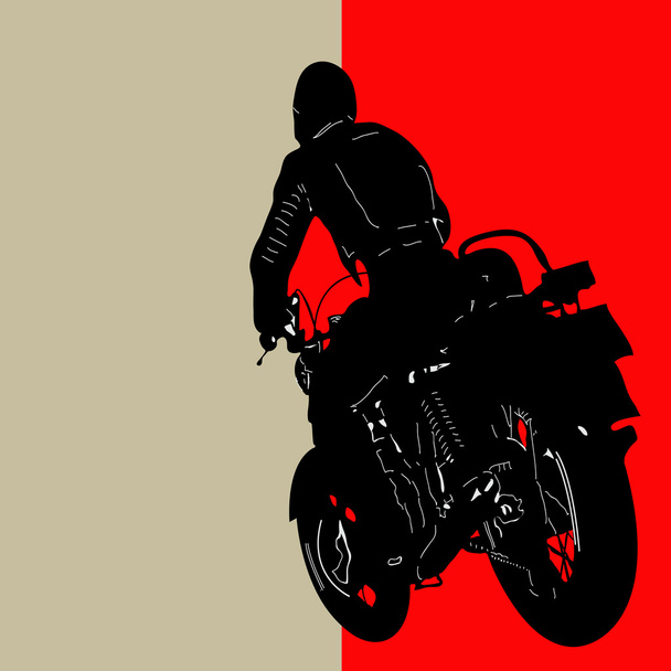 Biker Background - Vector, Image