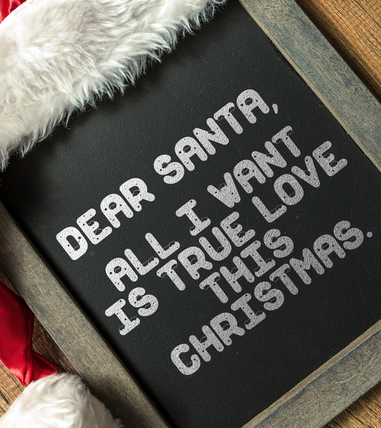 Drodzy Santa, wszystko ja potrzeba jest prawdziwa miłość - Zdjęcie, obraz