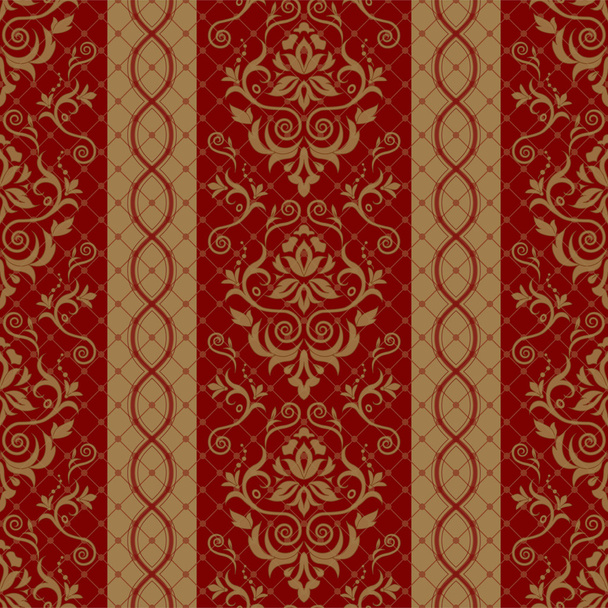 Vector seamless border in Victorian style - ベクター画像