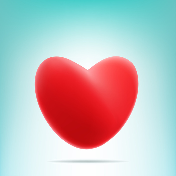red mesh heart - Vector, Image