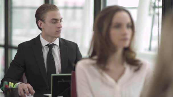 A scene of office work - Footage, Video
