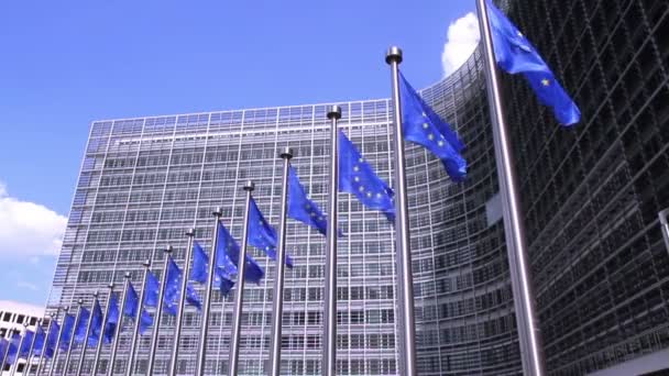 European Commission in Brussels. - Footage, Video
