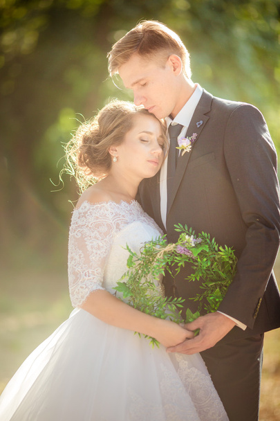 happy Bride and groom - Φωτογραφία, εικόνα