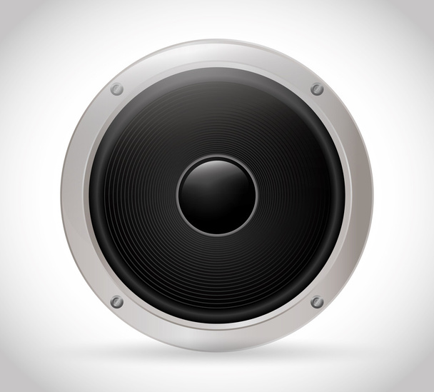 Music speaker equipment and technology - Vector, Image
