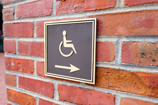 Wheelchair Access Sign - Foto, immagini