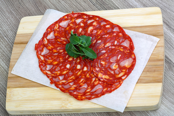 Tradiční klobásy Chorizo - Fotografie, Obrázek