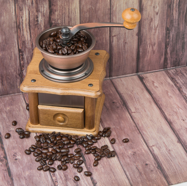 Uziemienia palona kawa fasoli - Zdjęcie, obraz