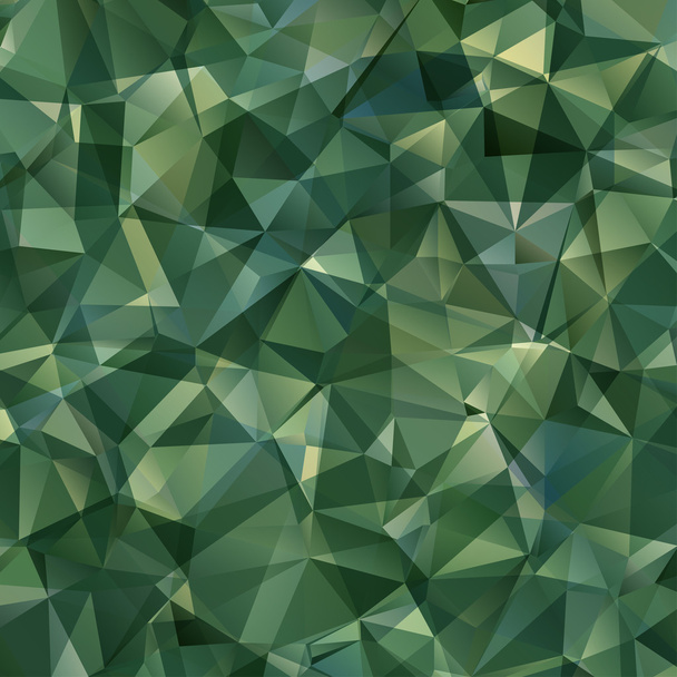 Absztrakt zöld háromszög háttér - Vektor, kép