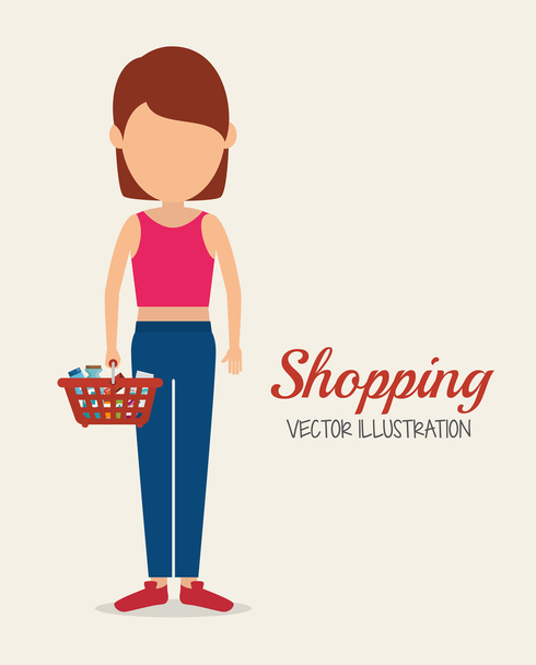 eCommerce and shopping - Vector, imagen