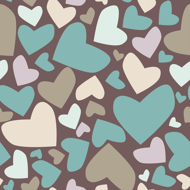 Hearts seamless pattern. Vector illustration - ベクター画像