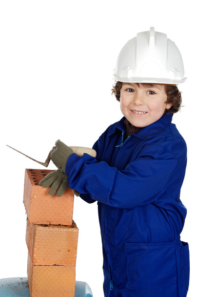 Adorable future builder - Foto, Bild