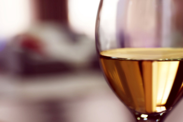 Glass of white wine  - Foto, Imagem