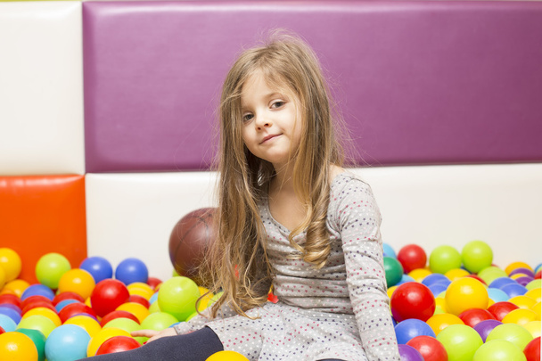 Little girl at playground - Фото, изображение