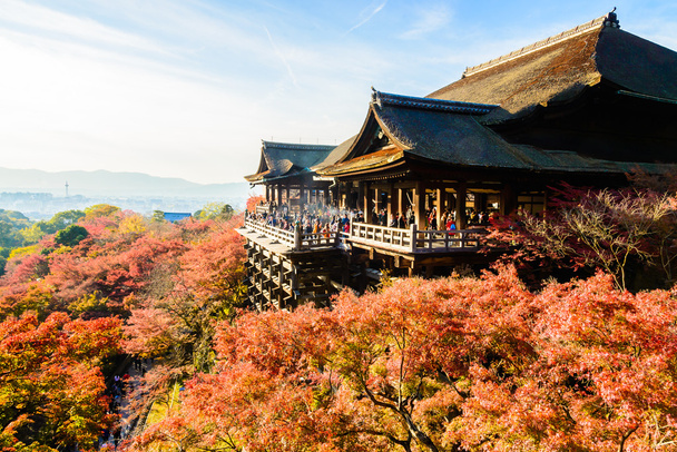 Kiyomizu dera Tapınağı Kyoto, Japonya - Fotoğraf, Görsel