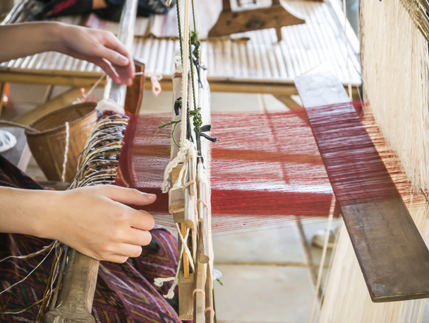 Weaving silk 3 - Photo, Image