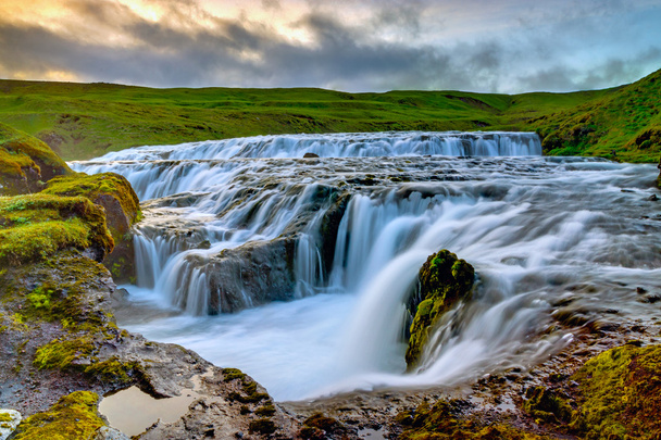 Waterval aan de Skoga, IJsland - Foto, afbeelding