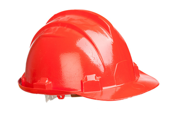 Red helmet isolated - Photo, Image