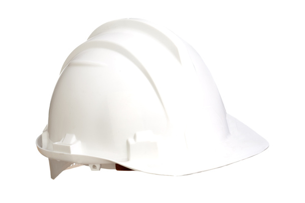 White helmet isolated - Photo, Image