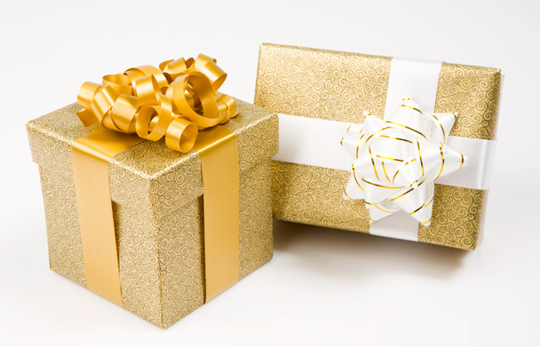 mooie gouden geschenken - Foto, afbeelding