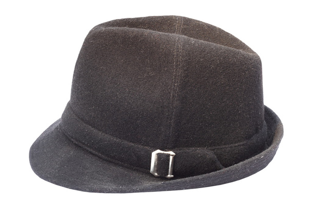 sombrero viejo fedora negro
 - Foto, Imagen