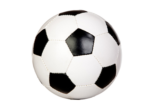 bílý fotbalový míč - Fotografie, Obrázek