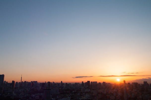 tokyo ciudad mañana crecer vista, japón
 - Foto, Imagen