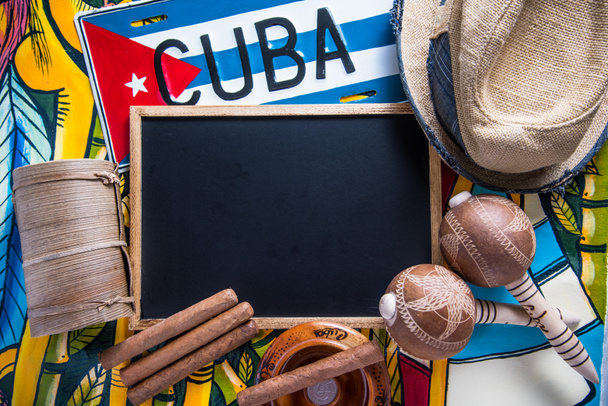 Items related to Cuba travel with copy space - Photo, Image