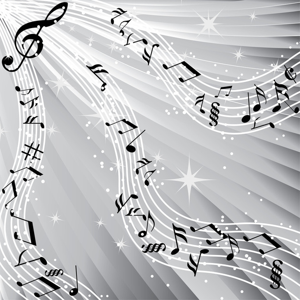Music sound wave vector background - Vector, Image