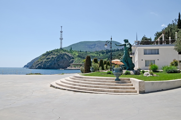 Embankment in Partenit, Crimea - Photo, Image